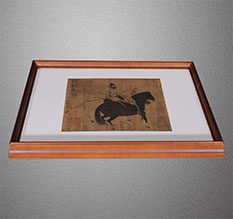 门源书画装裱配框服务案例